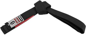 Gameness Adult Jiu Jitsu Ultra-Light Competition Belt | Competition Grade BJJ Belt for Beginners and Experts Black A1
