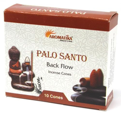 Ancient Wisdom Aromatica Backflow Incense Cones - Palo Santo
