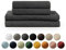 Blumtal Premium Frottier Handtücher Set 4 teilig 100% Baumwolle - Oeko-TEX zertifiziertes Badetuch 2X (70x140 cm) + Towel 2X (50x100 cm) - saugstarkes Frottiertücher Set - Handtücher Anthrazit