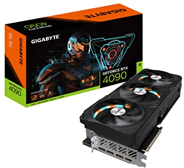 GIGABYTE GeForce RTX 4090 Gaming OC 24G Graphics Card, 3X WINDFORCE Fans, 24GB 384-bit GDDR6X, GV-N4090GAMING OC-24GD Video Card
