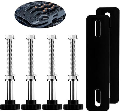 STFALI Bausatz für Sandbleche - Universal-Einbausatz für X-BULL, Fieryred und Bunker Industry, Langlebig, Korrosionsbeständig, Anfahrhilfe Wohnmobil