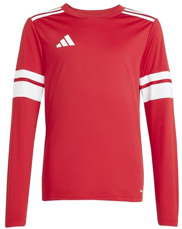 adidas Men's SQUADRA25 Jersey Long Sleeve, Team Power red 2/White, XL