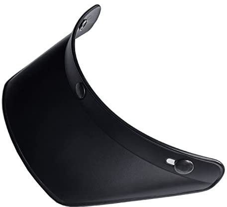 Mumuve 3/4 Jethelm Sonnenschutz 3-Snap Retro Motorradhelm Zubehör