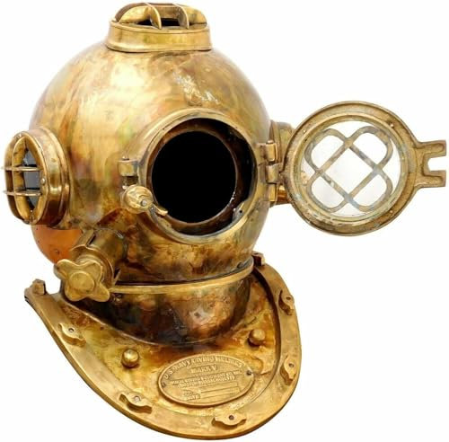 Antiker Taucherhelm in voller Größe, US-Marine, Mark V, Replika, Geschenk