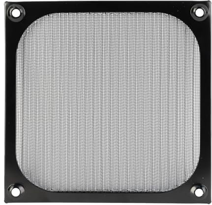 SilverStone Technology SST-FF126B, Rejilla para ventilador y kit de filtros de 120mm (paquete de 4)