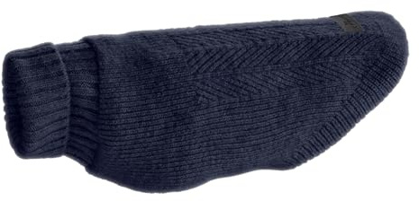 Hunter Hundepullover GENF, Farbe: dunkelblau, Strickpullover für kalte Tage, weich, anschmiegsam, recyceltes Polyester, waschbar, umgschlagbarer Halskragen, hohe Elastizität, Größe: 60