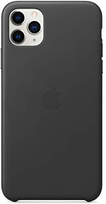 Apple Leather Case (for iPhone 11 Pro Max) - Black - 6.46 inches