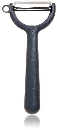 Kochblume Sparschäler | Y-Schäler glatt, Universalschäler, Edelstahl, spülmaschienengeeignet, in der bunten Box… (anthrazit)