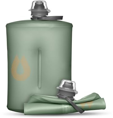 Hydrapak HYD2STO1V2 Unisex Adult Stow Bottle, 500 ml, Sultro Green, 1 Litre