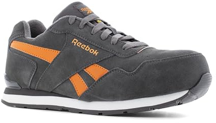Reebok - Baskets de sécurité Basses Grise et Orange Classic Work S1P SRC 43 Gris/Orange