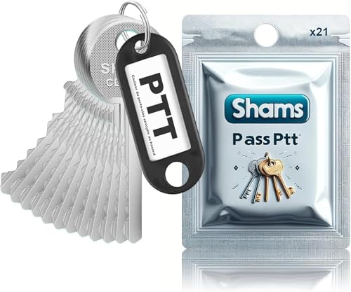 TROUSSEAU COMPLET 21 CLÉ PASS PTT UNIVERSELLE | POUR SERRURES DE BOÎTES AUX LETTRES ET PORTES D’IMMEUBLES | CLÉ PASSE PARTOUT A10 JUSQU'À U10 | ESSENTIEL POUR LIVREURS ET FACTEURS | MARQUE FRANÇAISE