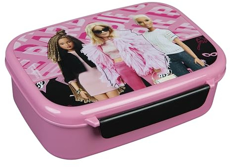 Barbie matlåda – Scooli med avtagbar insats – BPA-fri smörgåsbox för dagis