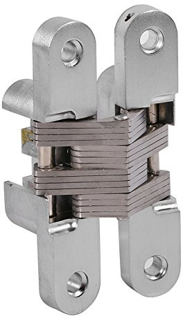 Cerniera Nascosta, Cerniera a Croce in Lega di Zinco, per Armadi da Cucina (94 mm)