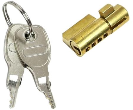 XUKZIMA 1 Pcs Trailer Hitch Lock Cylinder Trailer Lock Cylinder Heavy Duty Caravan & Trailer Coupling Towing Security Hitch Lock Cylinder Caravan Hitch Lock Cylinder