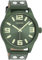 Oozoo Armbanduhr Basic Line mit Lederband 47 MM Green/Grün/Grün C1093