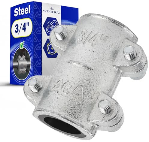 Abrazadera de Acero 3/4” para Reparación de Tubo - MONTERAL