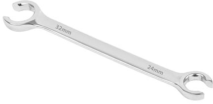 Pipestation Llave de anillo dividido para accesorios de compresión de fontanería de 15 mm y 22 mm | Llave de tuerca acampanada | Llave de anillo abierto de doble extremo | Llave de pie de cuervo |