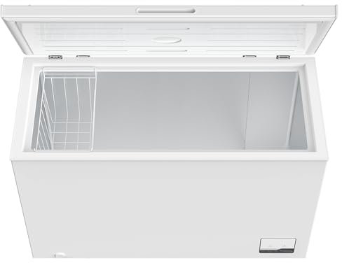 SCHOEPF – GT300SC Gefriertruhe 292 L – Weiß – 83,5 x 105,5 x 73,5 cm – Energieklasse C – Schnellgefrieren – 39 dB – 146 kWh/Jahr – 4-Sterne-Kennzeichnung – Freistehend