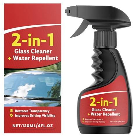 Byeaon Pulitore Vetri Auto,120ml Antiappannante per Detailing Auto,Spray Pulizia Parabrezza Veicoli - Per Manutenzione E Restauro Per Guida Sicura Di, Camion, SUV, Casa