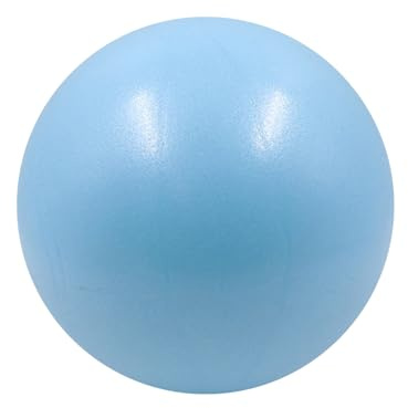 Pilates-Ball – 25 cm stor träningsboll-utrustning, muskelstretching träningsutrustning, för sovrumsträningar, fitness, yoga, hem, pilates, kontor, gym, vardagsrum, trädgård utomhus