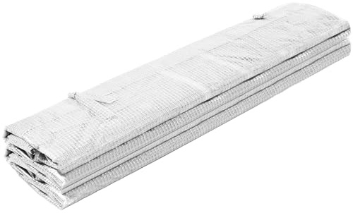 Película para túnel de polietileno 400x250x200 cm UV4 con ventanas y puertas Cobertura de túnel de PE 140 g/m2 con mosquitero Película de repuesto para invernadero, plantas y verduras Springos