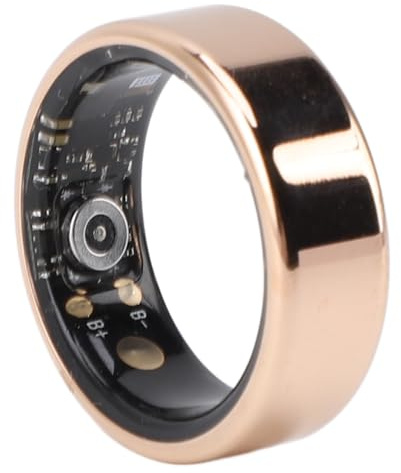 Smart Health Ring - Elegant Design i Rostfritt Stål, Fitness Tracker, Kompatibel med IOS och Smart Health App (7)
