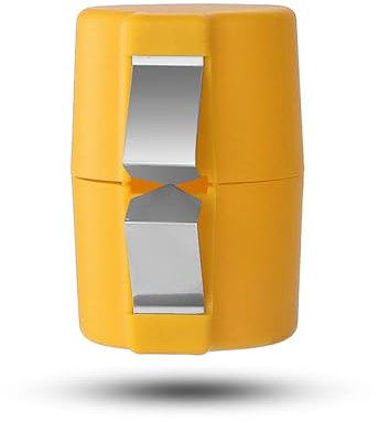 Apriuova Apriguscio, uova,taglia uovo,apri-guscio d'uovo crudo,utensile da cucina,Strumento Separatore Di Uova In Acciaio Inox (1 pezzo) (Giallo)