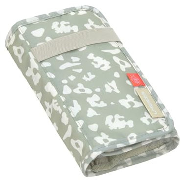 LÄSSIG Baby Kinder Erste-Hilfe-Set für Arzneimittel Gobuli Pflaster Netztaschen mit Reißverschluss ohne Inhalt/First Aid Pouch Leo light khaki