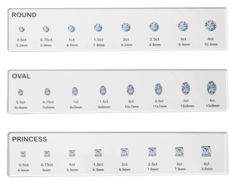 De Taille De Bague - Règle D'anneau De Doigt, Bâton De Mesure Des Bijoux | Kit De Jauge De Taille De Pierre Précieuse, De Sizage En Métal Mandrel, Équipement De Bijoux Et D'équipement D'ar