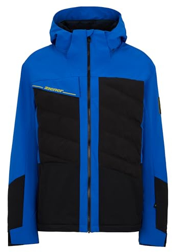 Ziener Tidal-z Giacca da Sci/Snowboard, Traspirante, Impermeabile, Blu Cobalto, 54 Uomo