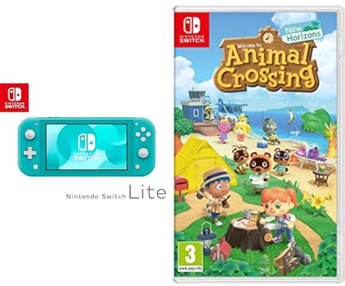 Nintendo Console Switch Lite - turquoise + Animal Crossing : New Horizons Switch
