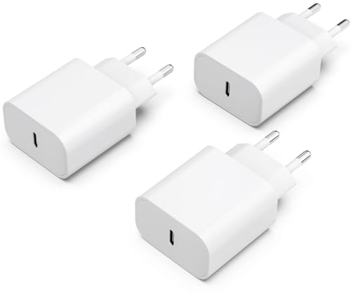 USB C Adapter 25W für iPhone 16/15 plus/14 pro 13 12 iPad, airpods, iPod, USB netzteil schnellladegerät iPhone Ladegerät stecker Ladeadapter Ladestecker Power Adapter USB Steckdose USB c ladegerät