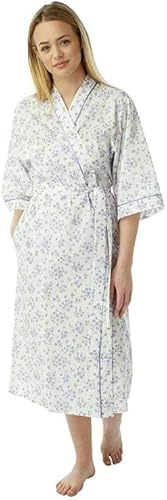 Dplay outlet Ladies Womens Floral Print Night Gown Robes Wraps Dressing Gown