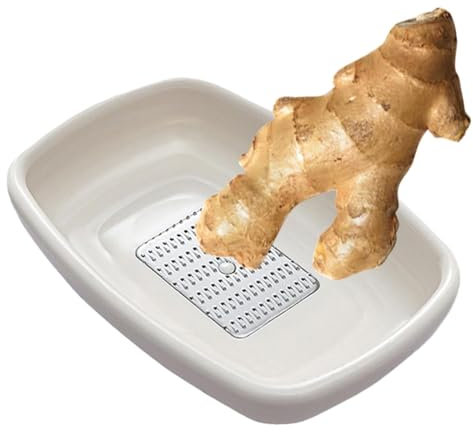 Assiette à râper le gingembre, assiette à râper pour le gingembre | Râpe de préparation des aliments de cuisine,Broyeur d'oignons domestique, presse-purée pour wasabi, gingembre, ail, fromage, Fruits