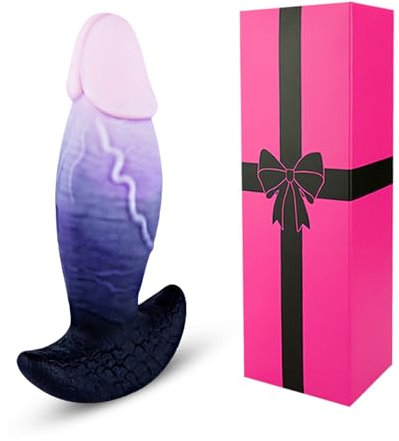 Dildo in Silicone da 14,5 cm per Principianti e Plug Anale,Soft Fantasy Monster Analplug con Base Ancorata, Gland Reale Massaggiatore Anale, Dildo Monstro Cavallo,Giocattolo Erotico per Uomini e Donne