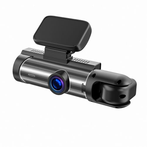 Videocamera per auto, copertura completa, con 2 obiettivi, video notturno 1080p, 300 W, schermo da 3,1 pollici, grandangolo e retromarcia