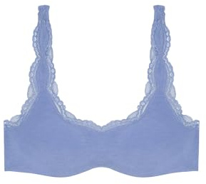 YAMAMAY - Reggiseno Bralette con Ferretto Morbido, Denim, Linea Modal Seta Color, Donna, L