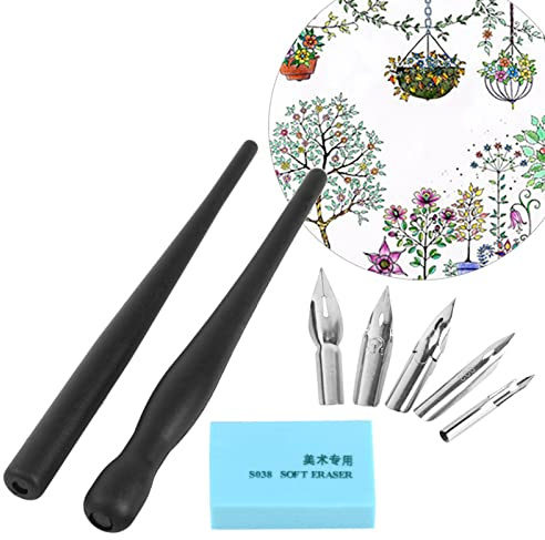 Manga Pen Comic Pen Nib Stylos Set Calligraphie Pen Mapping Porte Plume Porte Plume Dessin pour Le Dessin