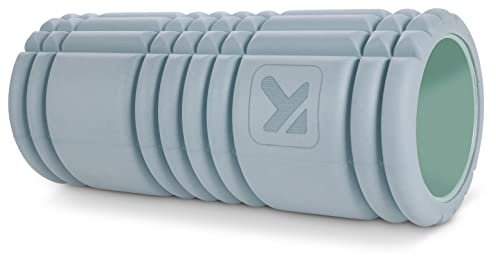 TRIGGERPOINT Performance Therapy Grid Patented Multi-Density Foam Massage Roller (80% Recycled) Exercise, Deep Tissue Muscle Recovery - Muscle Pain&Tightness, Improves Circulation (13), Blue