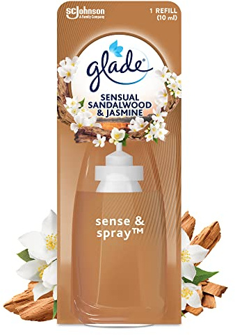 Glade® Sense & Spray™ Sensual Sandalwood & Jasmine Refill - infunderad med eteriska oljor