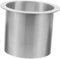 JOINPAYA Chute À Déchets Encastrée Acier Inoxydable Pour Comptoir Grommet Rond Pratique Pour Cuisine Et Bureau Poubelle Intégrée Élégante Et Résistante Corrosion
