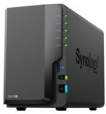 Synology DS224+ - Discstation NAS a 2 bay (Intel Celeron J4125 4 core 2.0 GHz 2 GB DDR4 RAM 2 x RJ-45 1 GbE) 16 TB bundle con 2 x 8 TB HDD
