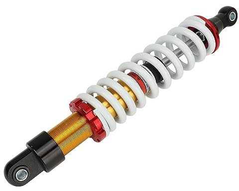 Motorcycle Shock Absorber, Universal Motorcycle Shock Damper with Adjustable Damping CNC Aluminum Alloy Motorcycle Rear Shock Absorber for 90 to 250 Dirt ATV