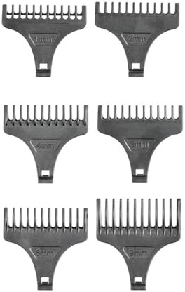 GAJUS Juego de 6 cabezales para cortapelos con peines y accesorios profesionales, incluye herramientas de peluquería en medidas 1-4mm, 6mm y 9mm para corte preciso