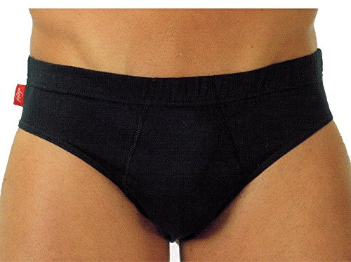 Liabel, 6 Paia di Slip Uomo in 100% Cotone. Colore Assortito, Misura 7