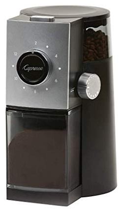 Capresso 597.04 Grind Select Coffee Burr Grinder, Black