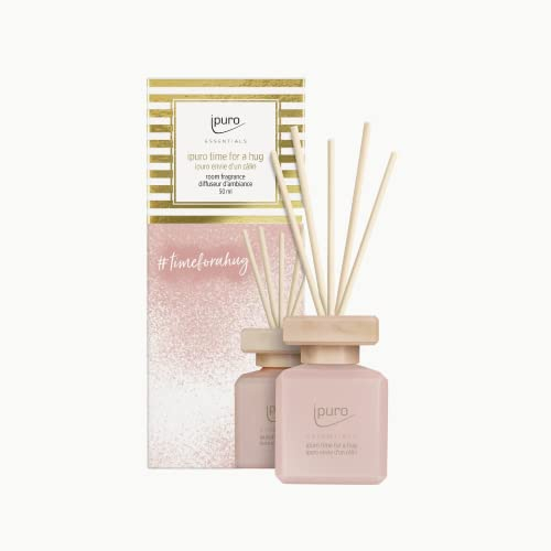 ipuro - Délicatesse ipuro time for a hug parfum d'ambiance - désodorisant pur avec notes de cookie vanille - désodorisant élégant dans l'appartement pour une expérience parfumée incomparable de 50 ml