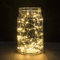 Annefly 2PACK 2m Lichterkette 20 LEDs kleine Batterie wasserdicht batteriebetrieben Innen für Party, Weihnachten, Halloween, Hochzeit, tolle Schlafzimmer Deko (Warmweiß) (2m 2p)
