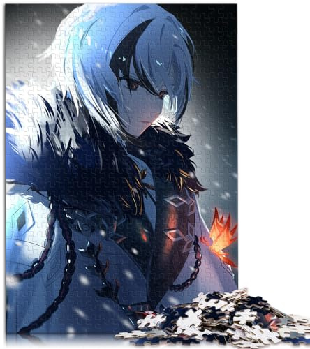 Puzzle de 1 000 pièces pour Adultes Genshin Impact Arlecchino en Carton de qualité supérieure à emboîtement précis pour Adultes et Enfants à partir de 12 Ans 26 x 38 cm