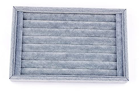 Syrisora Ring Jewellery Display Storage Box Tray Case Organiser for Tie Clip Earrings